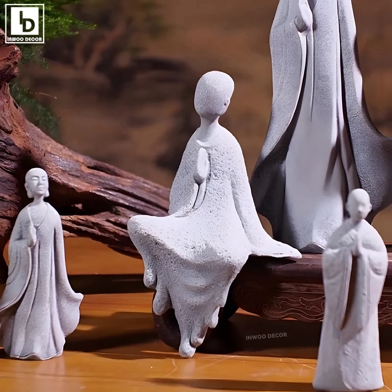 Estatua de Buda de piedra, fig - Bonsai Garden For Desk reseña y precio