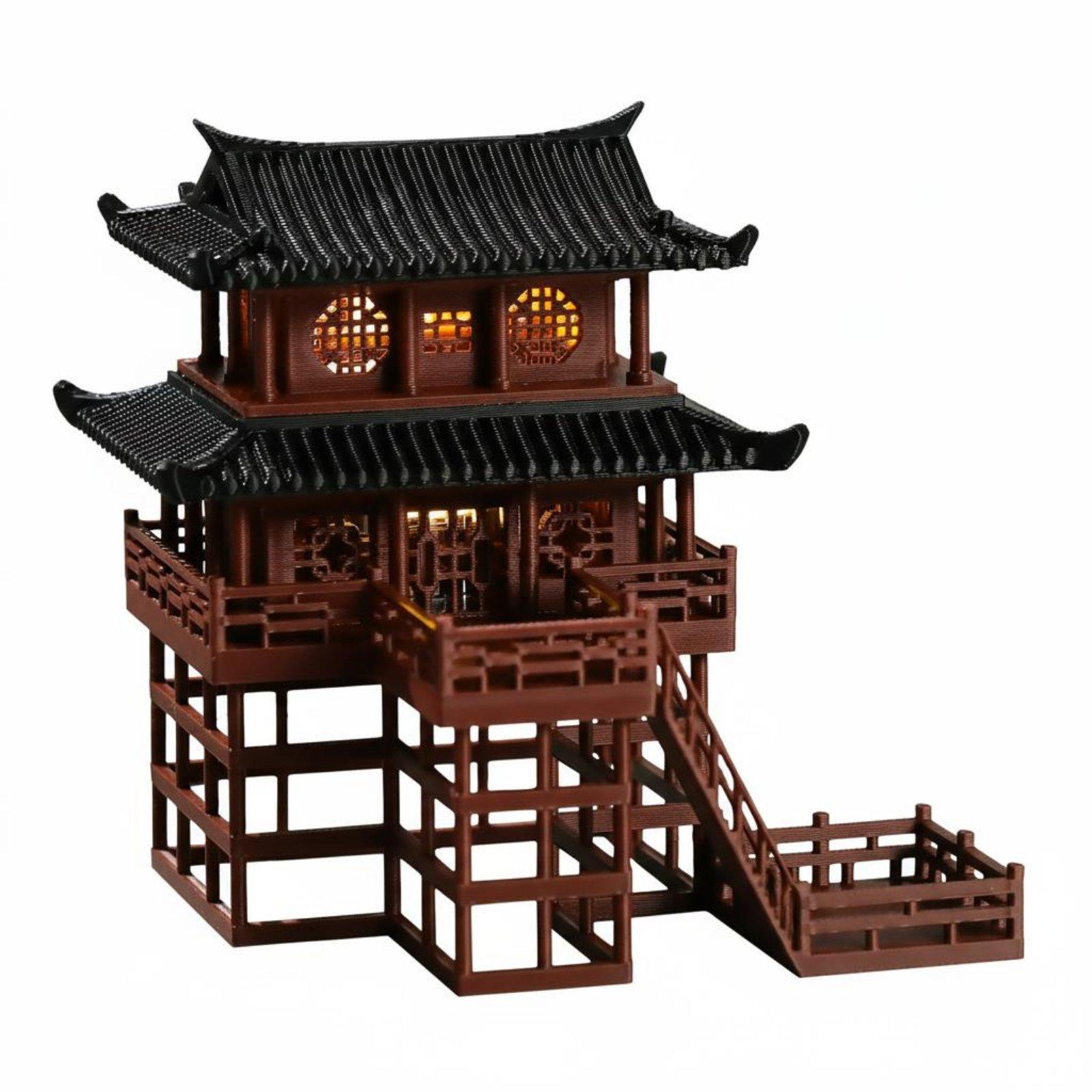 Miniatura de Pagoda de Plástic - Bonsai Gardening reseña y precio