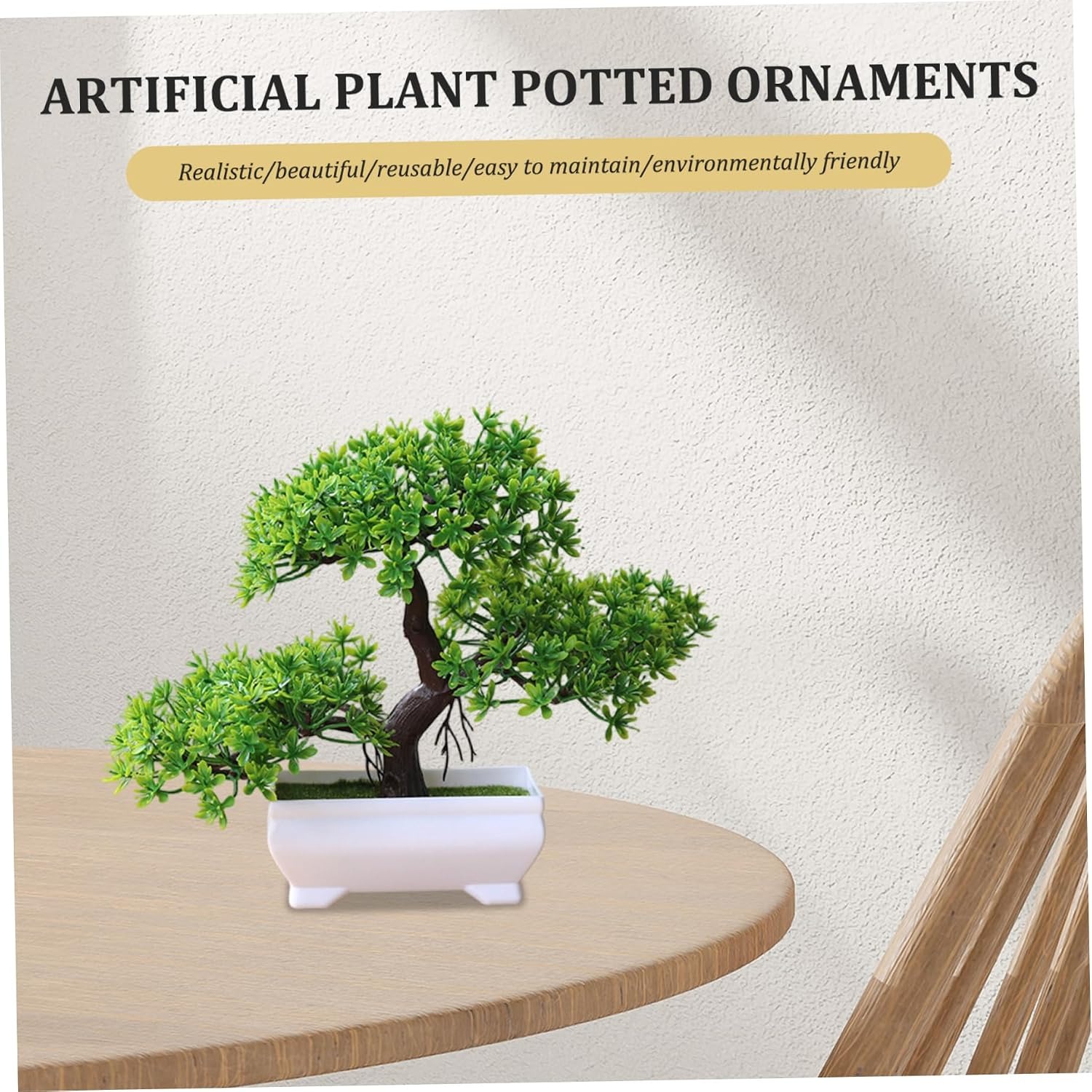 1/2 Piezas de Bonsái Artificia - Bonsai Garden Home reseña y precio