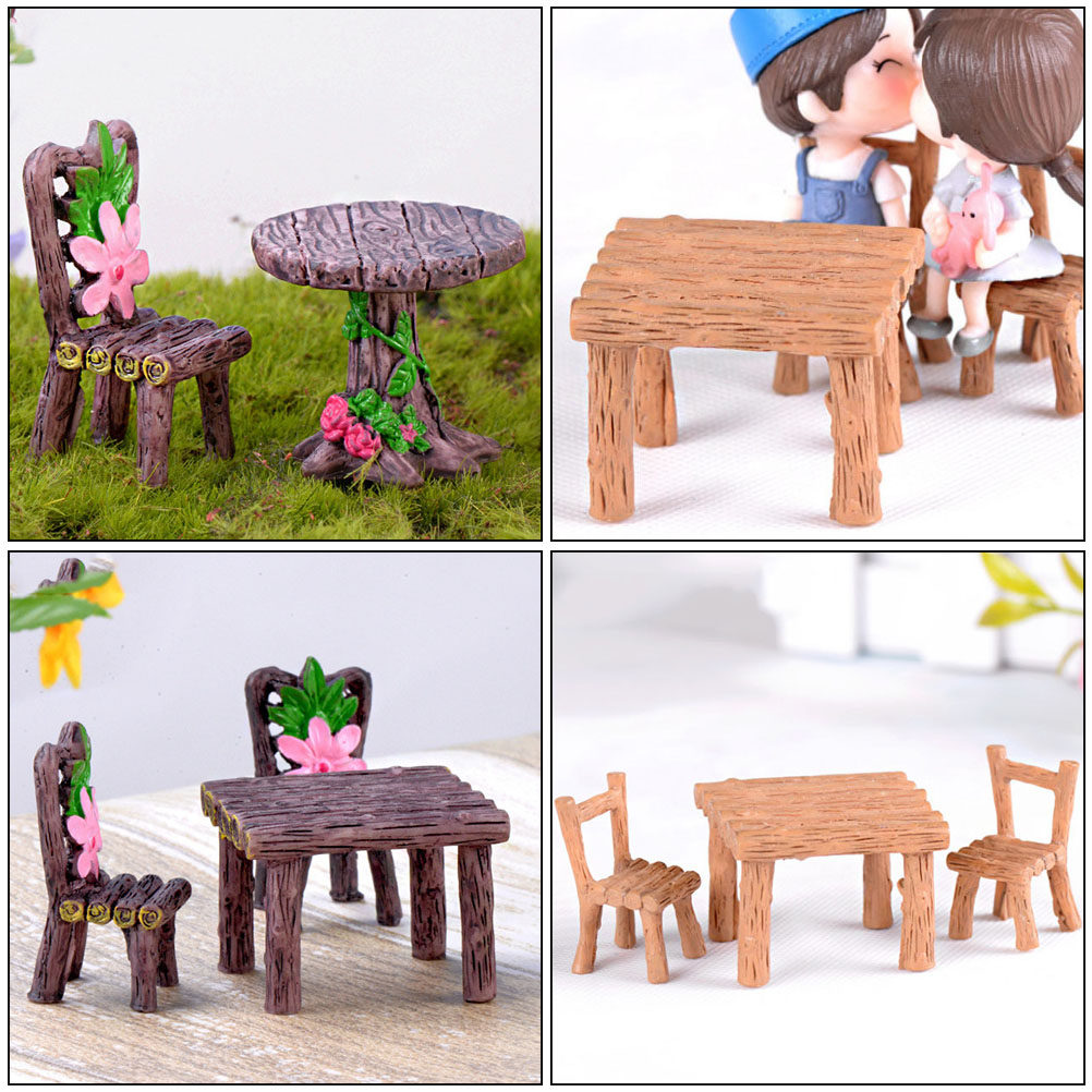 5 Juegos de Mesa y Sillas Mini - Bonsai Garden Home reseña y precio